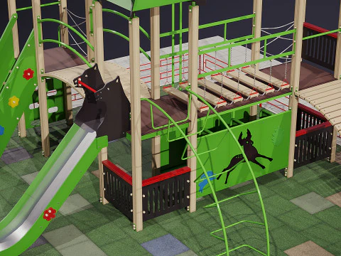 Children Playground 3D Model