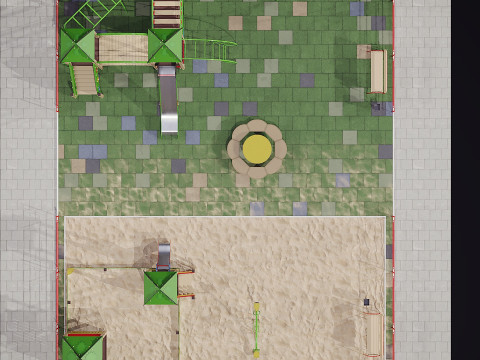 Plac zabaw dla dzieci Model 3D