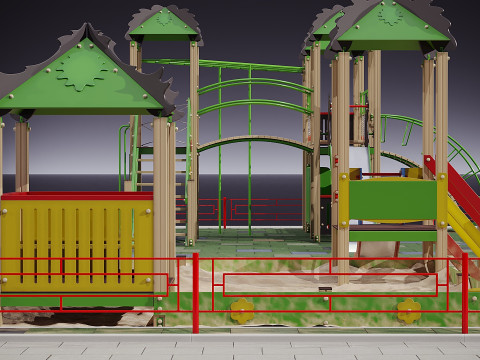 Plac zabaw dla dzieci Model 3D