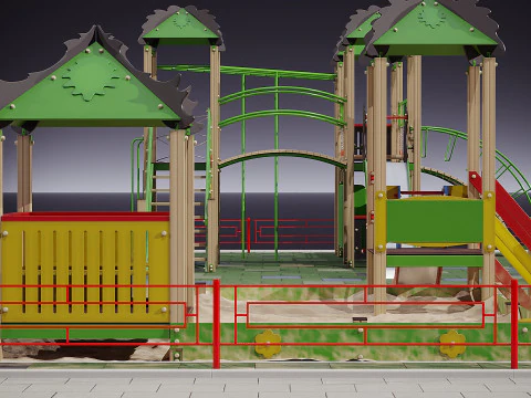 Children Playground 3D Model