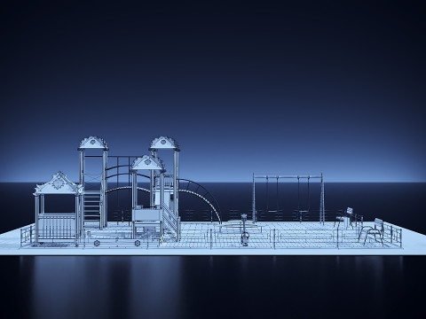 Plac zabaw dla dzieci Model 3D