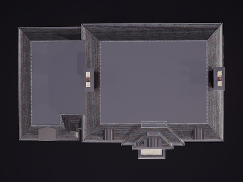 Rumah bata klasik Model 3D