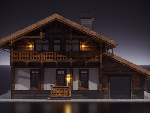 Casa di campagna Modello 3D