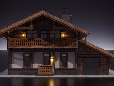 Casa di campagna Modello 3D