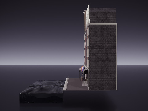 Fassade Amsterdam 3D Modell