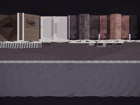 Fassade Amsterdam 3D Modell