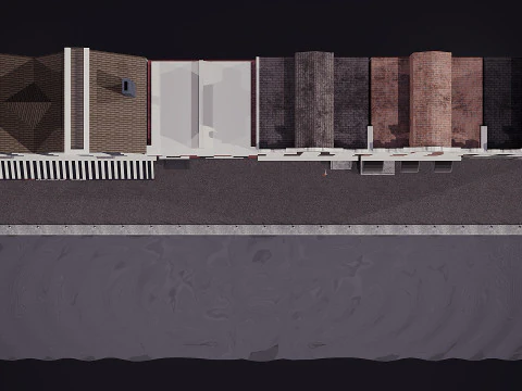 Facade Amsterdam 3D Model