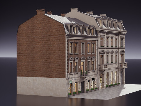 Huis gevel 3D Model