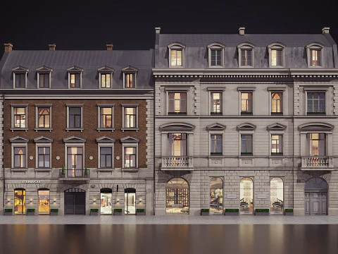 House facade 3D Model