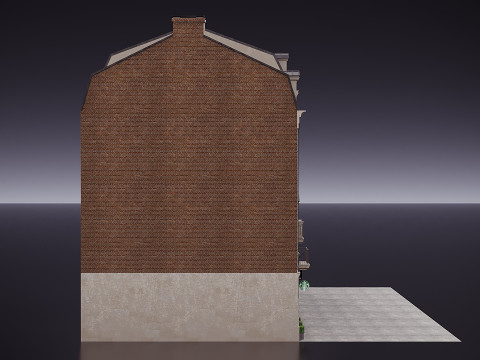 घर का मुखौटा 3D मॉडल