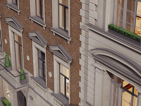 House facade 3D Model