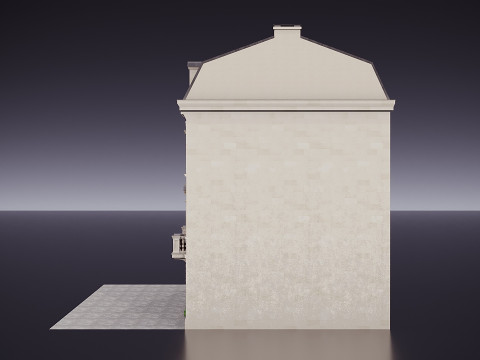 घर का मुखौटा 3D मॉडल