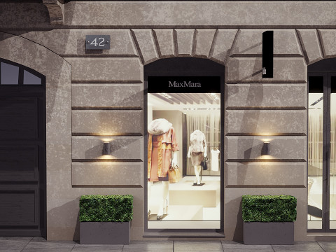 घर का मुखौटा 3D मॉडल