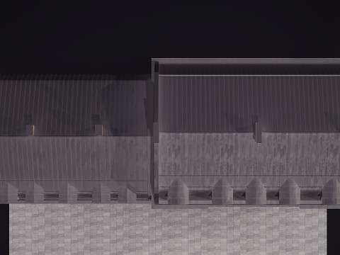 घर का मुखौटा 3D मॉडल