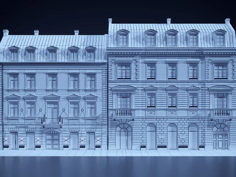 House facade 3D Model