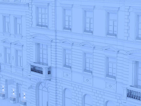 House facade 3D Model