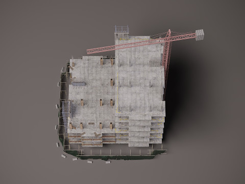 Модульна будівля 3D Модель