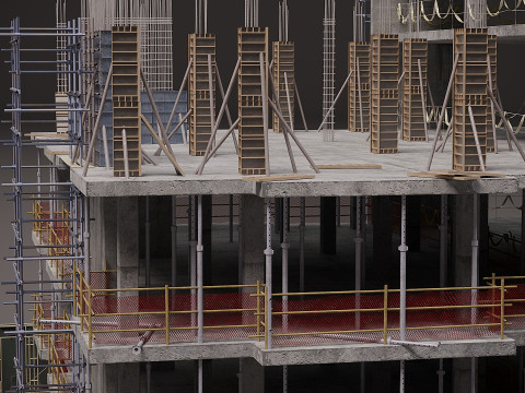 Модульна будівля 3D Модель