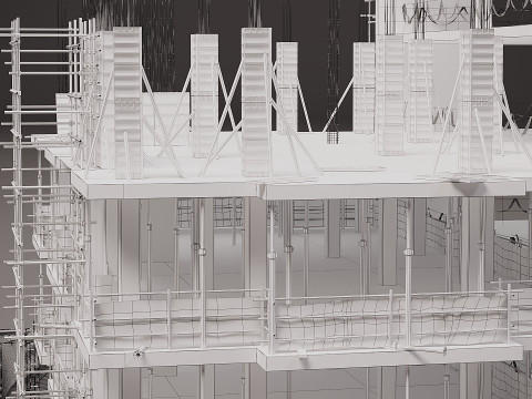 Модульна будівля 3D Модель