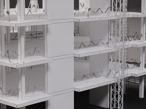 Модульна будівля 3D Модель