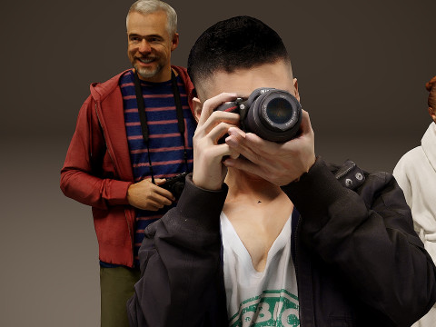 Verzameling van mensen x 10 09 3D Model