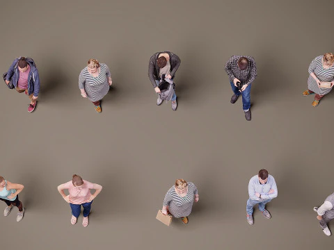 Collection of people x 10 11 3D Model