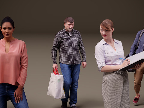 人のコレクション x 15 00 3Dモデル