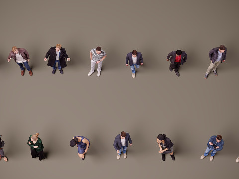 人物集×15 01 3Dモデル