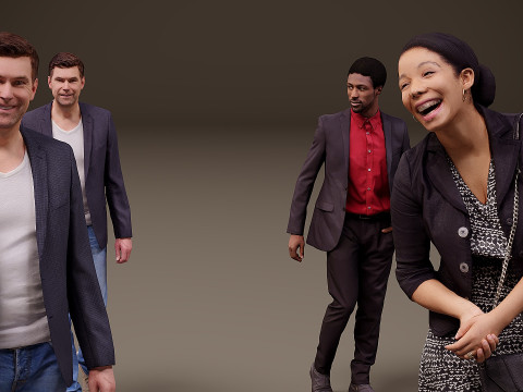 人物集×15 01 3Dモデル