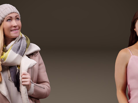 Collectie vrouwen x 5 00 3D Model