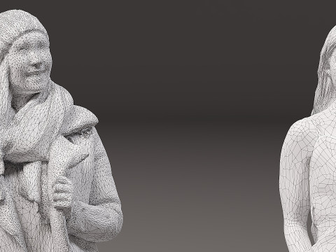 Collectie vrouwen x 5 00 3D Model
