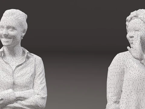 Collection of women x 5 01 3D Model