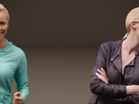 Collectie vrouwen x 5 02 3D Model