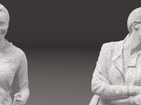 Collectie vrouwen x 5 02 3D Model