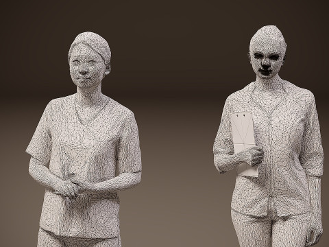 医生集合 x 7 3D 模型