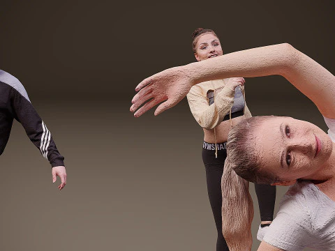 People are athletes x 10 3D Model