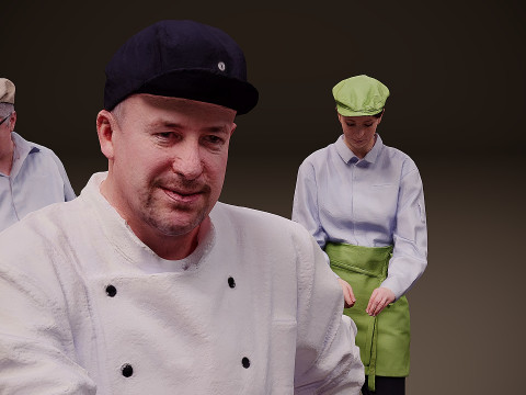 वर्दी में लोग x 10 00 3D मॉडल