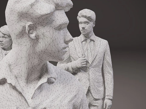 Collection of people x 10 14 3D Model