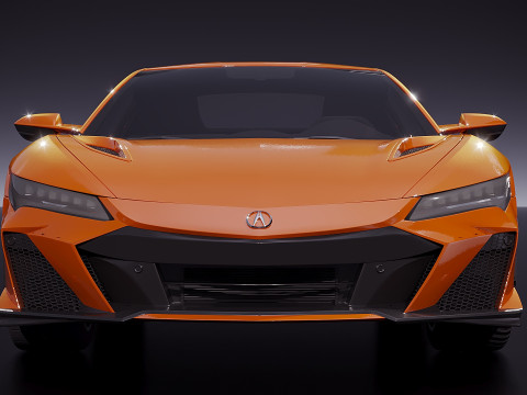 Акура NSX Тип S 2022 3D Модель