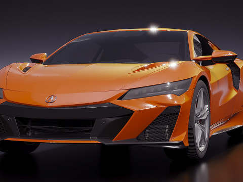 アキュラ NSX タイプ S 2022 3Dモデル