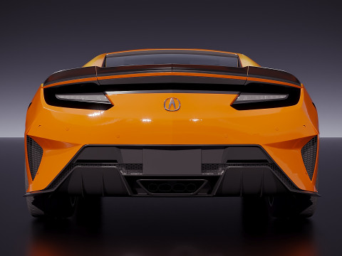 Акура NSX Тип S 2022 3D Модель