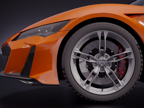 Акура NSX Тип S 2022 3D Модель