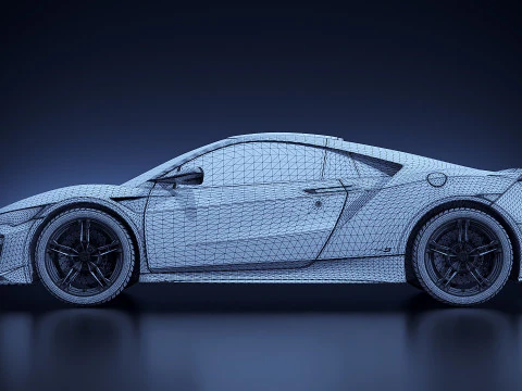 Acura NSX Type S 2022 3D Model