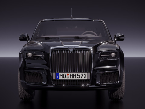 アウルス セナト プレジデンシャル リムジン 2018 3Dモデル