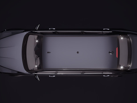 アウルス セナト プレジデンシャル リムジン 2018 3Dモデル