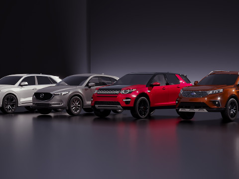 Automatisch instellen x 4 3D Model