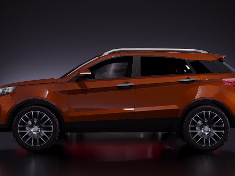 Automatische Einstellung x 4 3D Modell