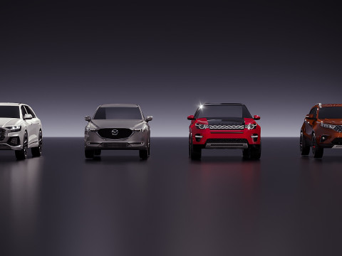 Automatische Einstellung x 4 3D Modell