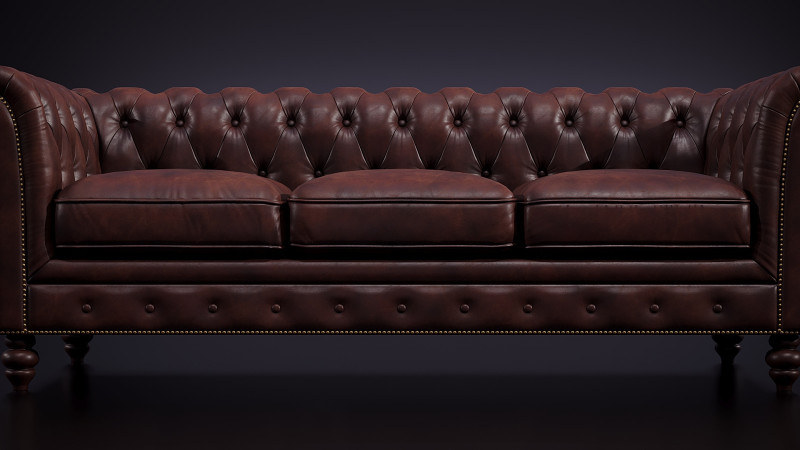Brooklyn Chesterfield Model 3D .c4d .max .obj .3ds .fbx .stl .blend 
