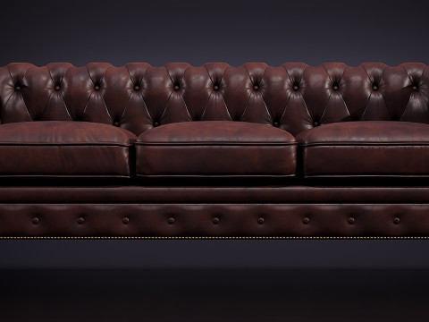 Brooklyn Chesterfield 3D Model